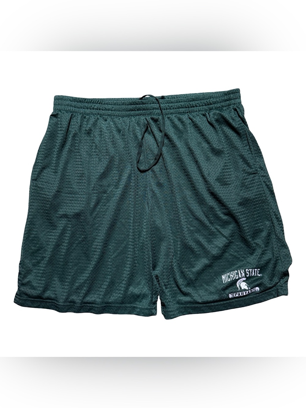 Vintage 2000s Pro Edge Michigan State Spartans Mesh Green Shorts Size XL